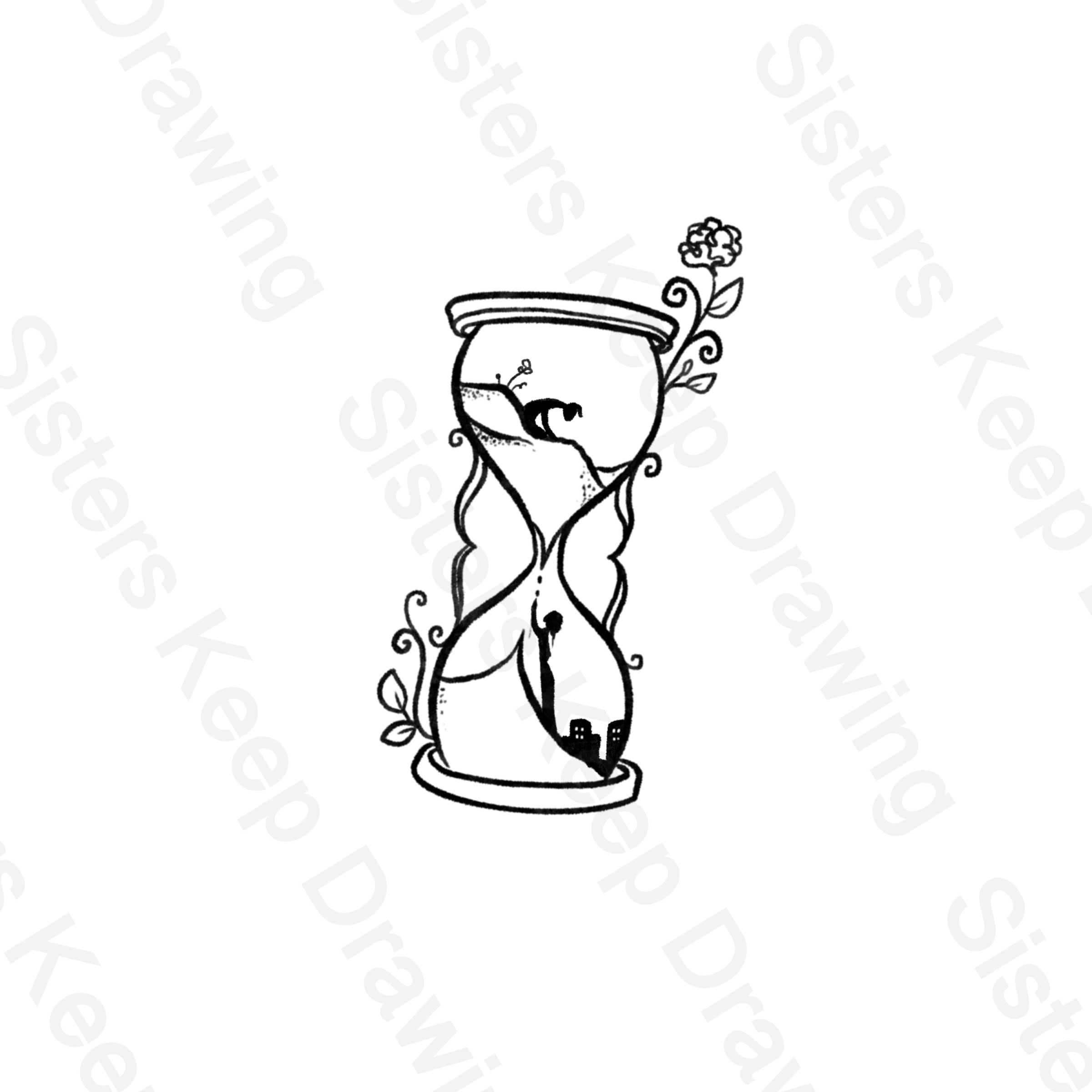 Hadestown stuck in underworld Tattoo Transparent PNG Sisters Keep Drawing