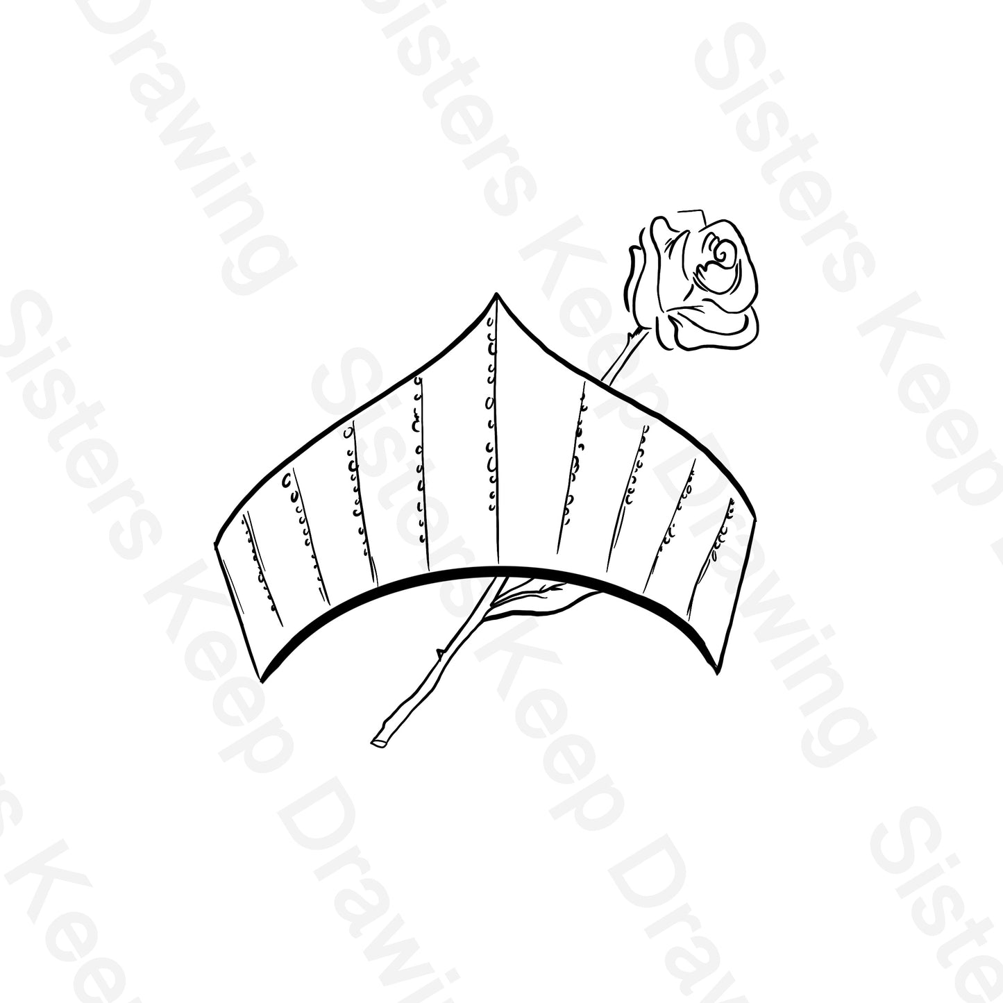 Tiara with Rose - Anastasia Inspired Tattoo Transparent Permission PNG