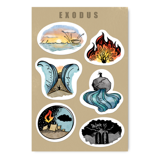 Stories in Exodus Sticker Sheet