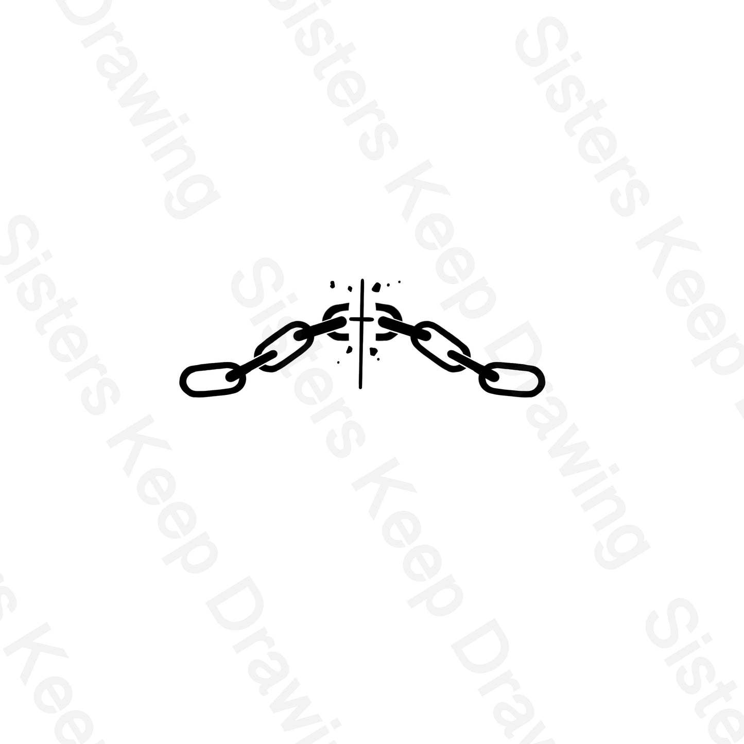 Chains are broken -Tattoo Transparent PNG
