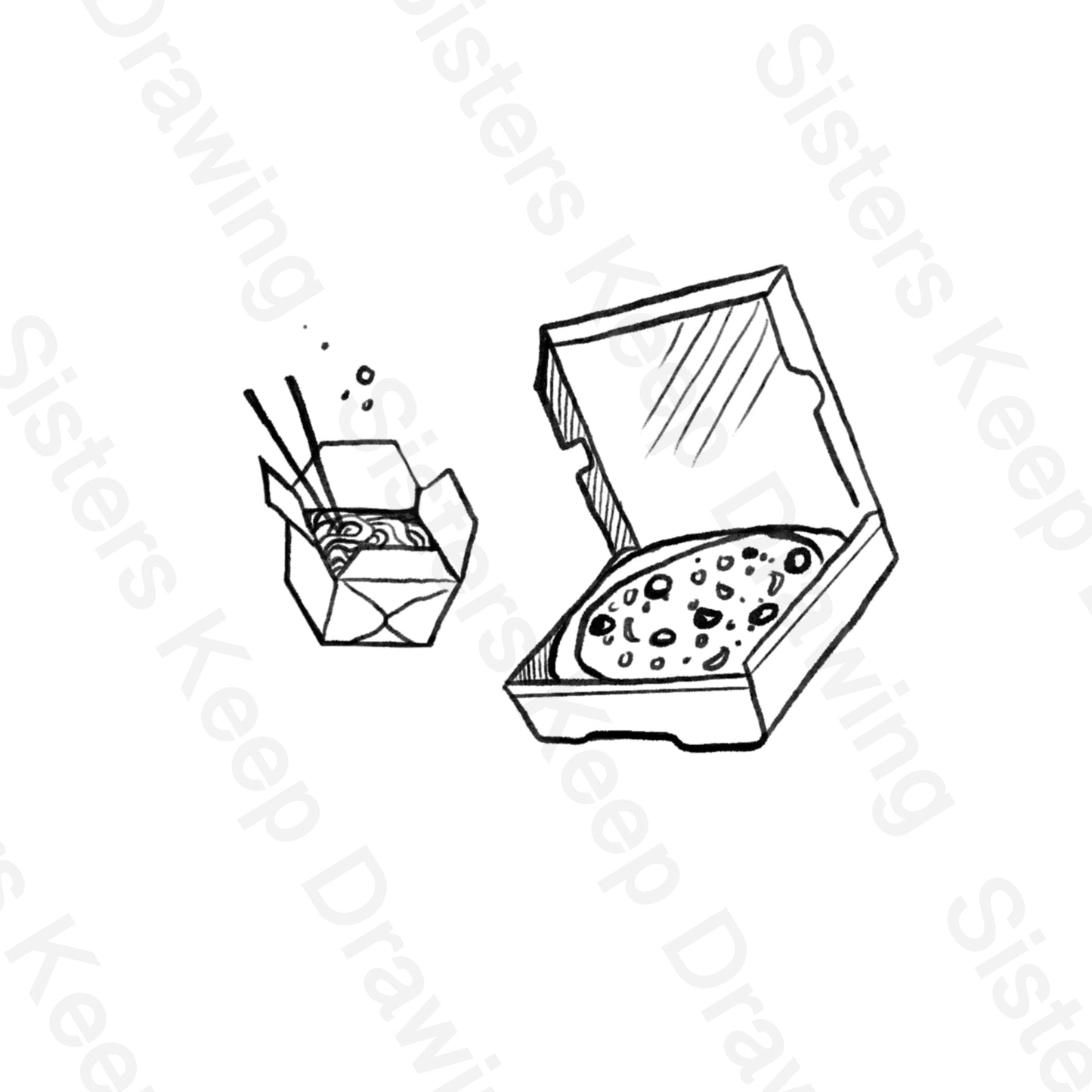 Takeout -Gilmore Girls Tattoo Transparent PNG