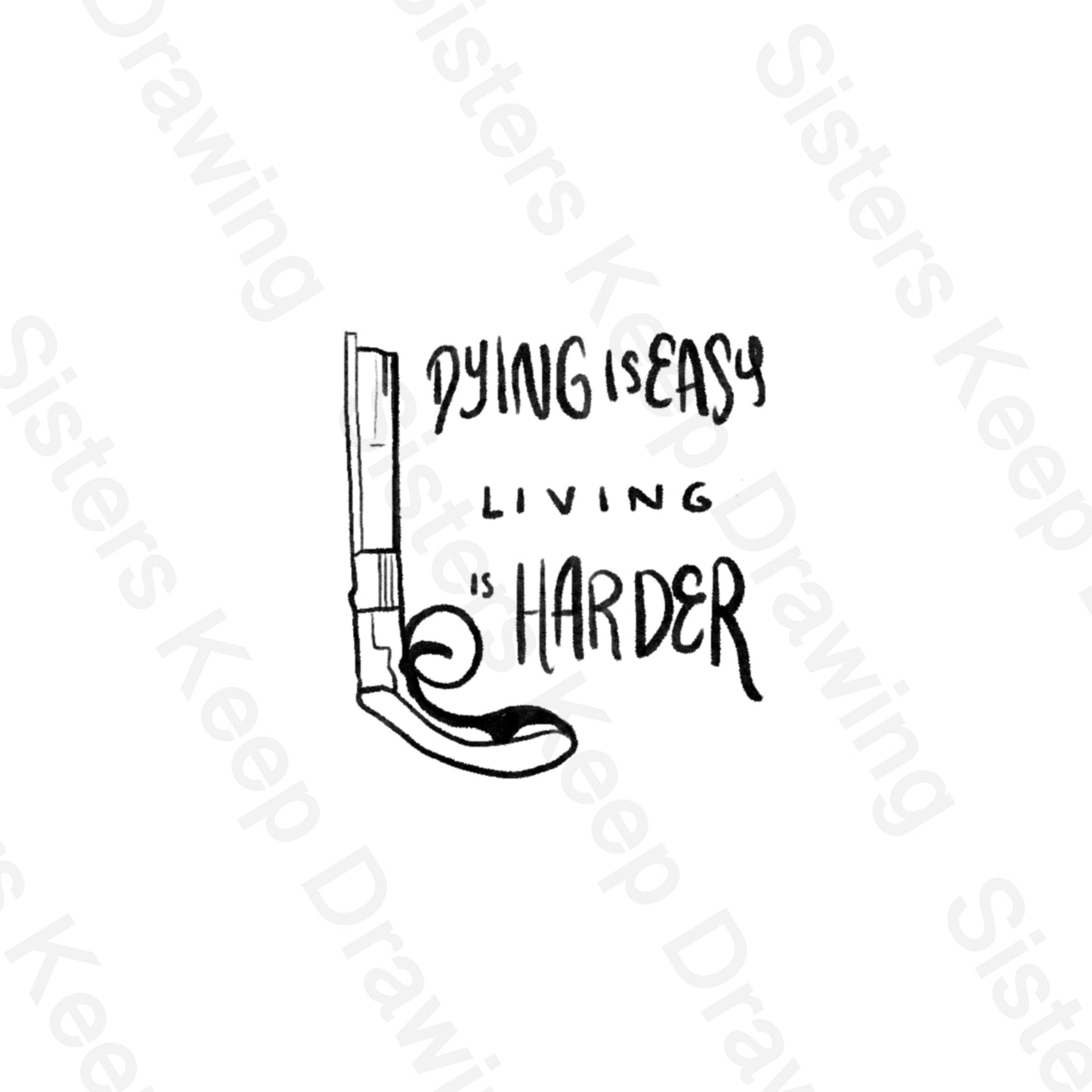 Hamilton dying is easy Tattoo Transparent PNG