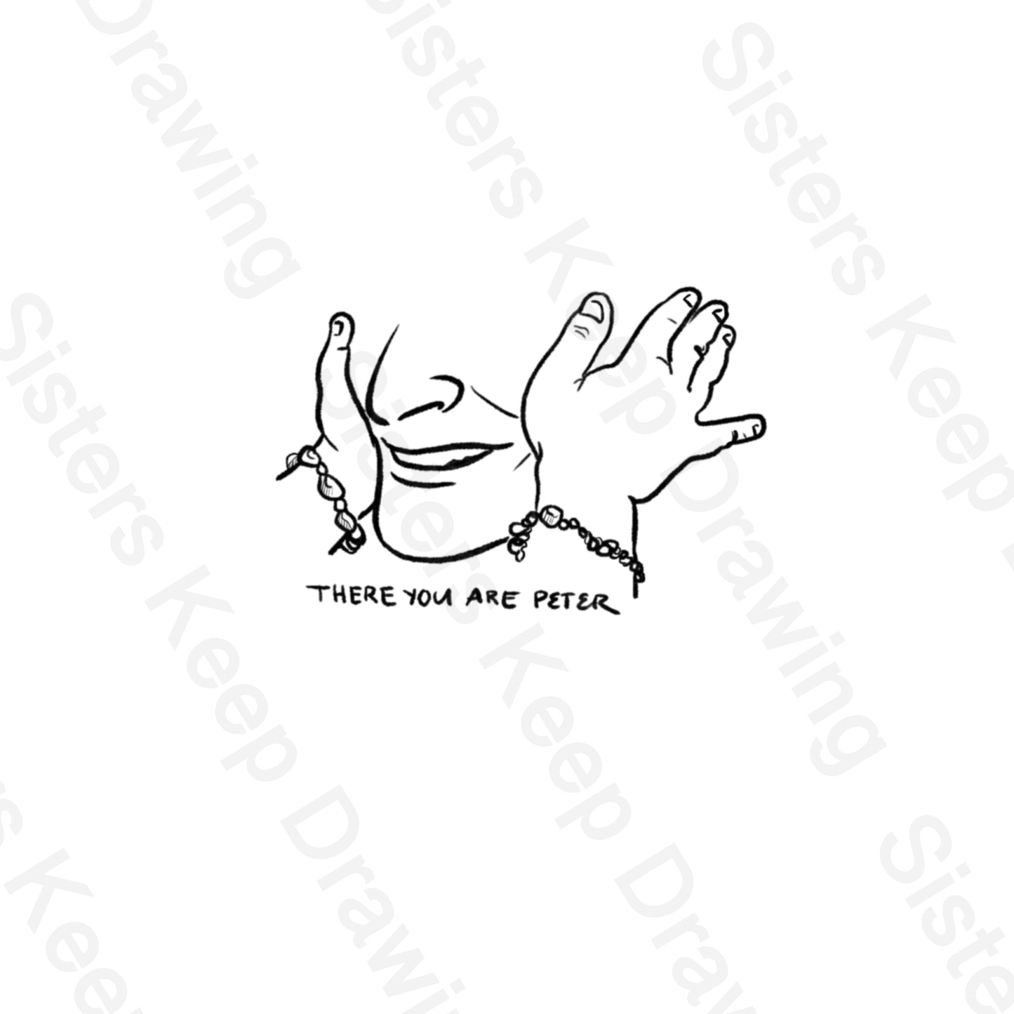 Peter Pan's Smile - Tattoo Transparent PNG- instant download digital printable artwork