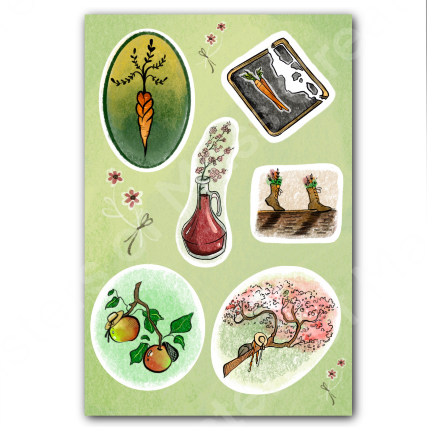 Anne of Green Gables Items - Sticker Sheet