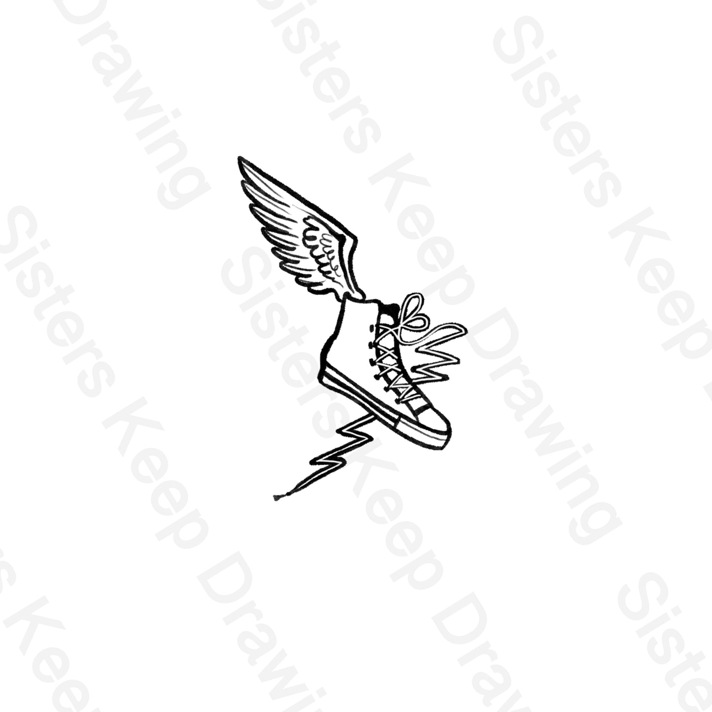 Percy jackson winged converse- Tattoo Transparent Permission P