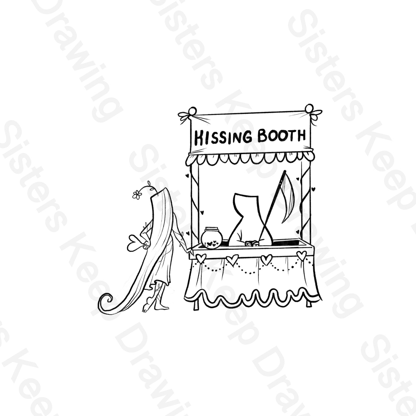 Grim Reaper works kissing booth with Life- Transparent PNG