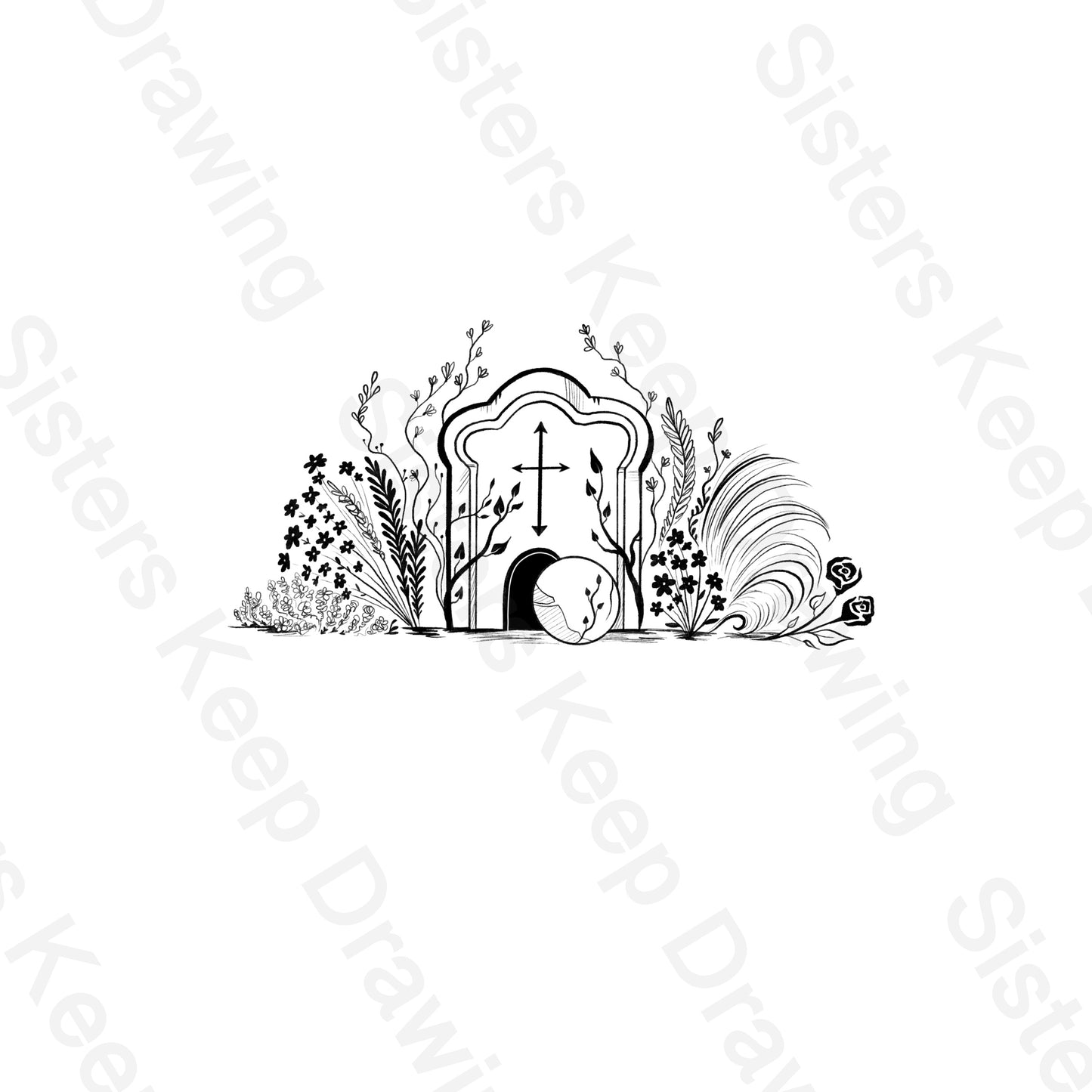 Graves into Gardens -Tattoo Transparent PNG