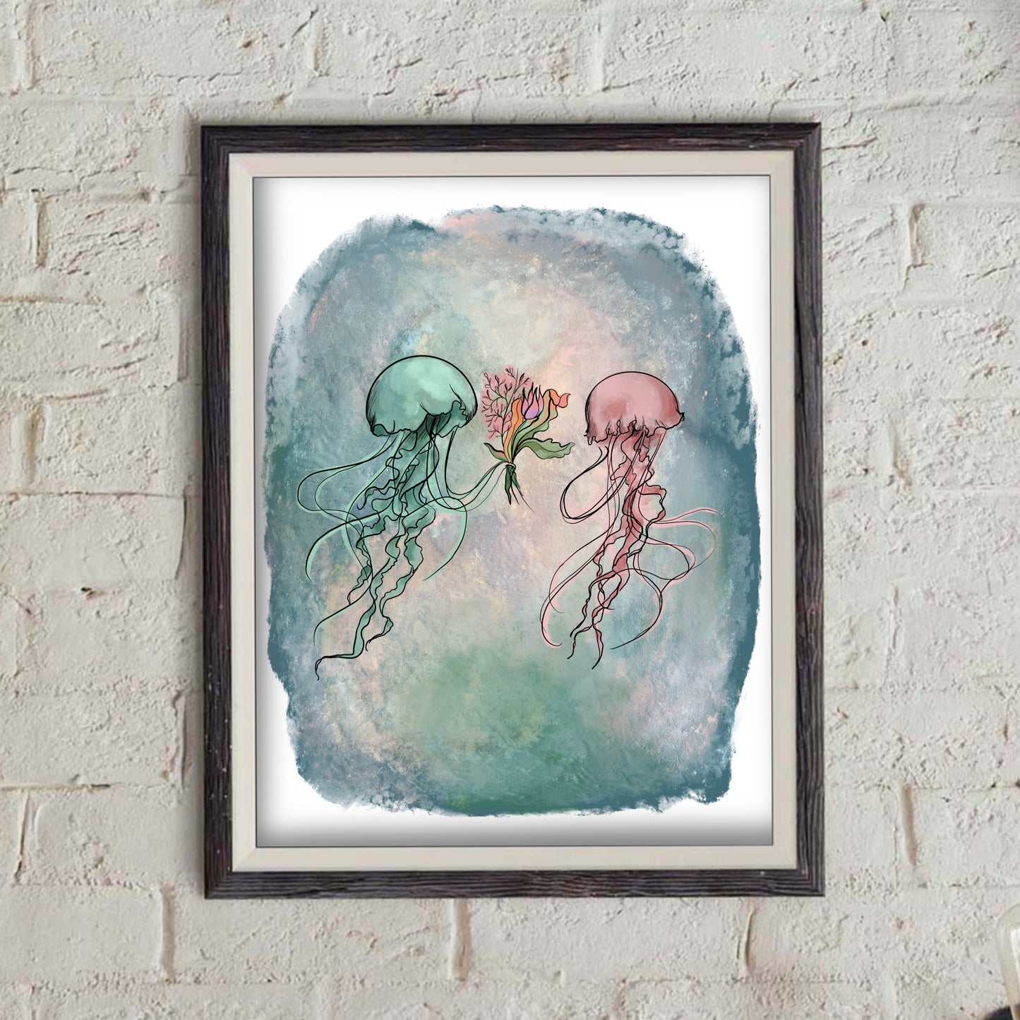 Jellyfish Romance - Print