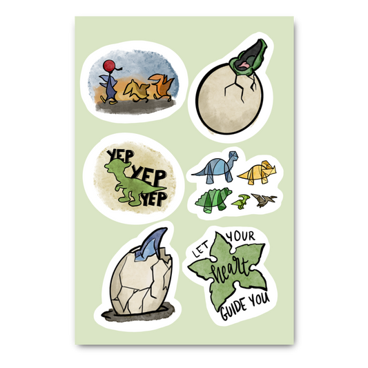 Land Before Time Sticker Sheet