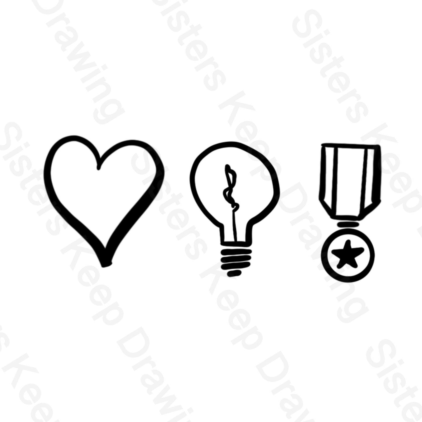 Heart, Brain, and Courage - Oz - Tattoo Transparent Permission PNG