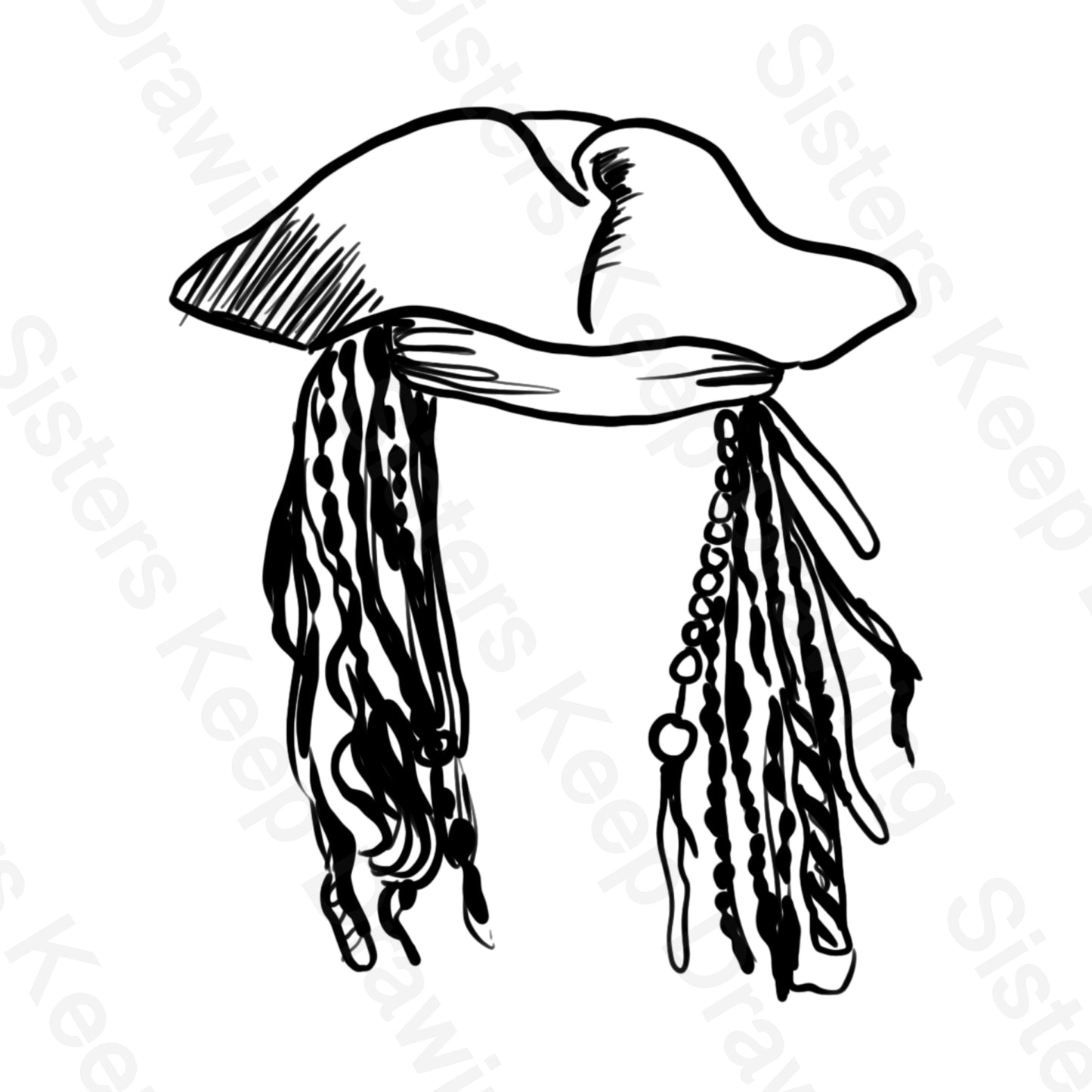 Pirate's Hat - Tattoo Transparent Permission PNG
