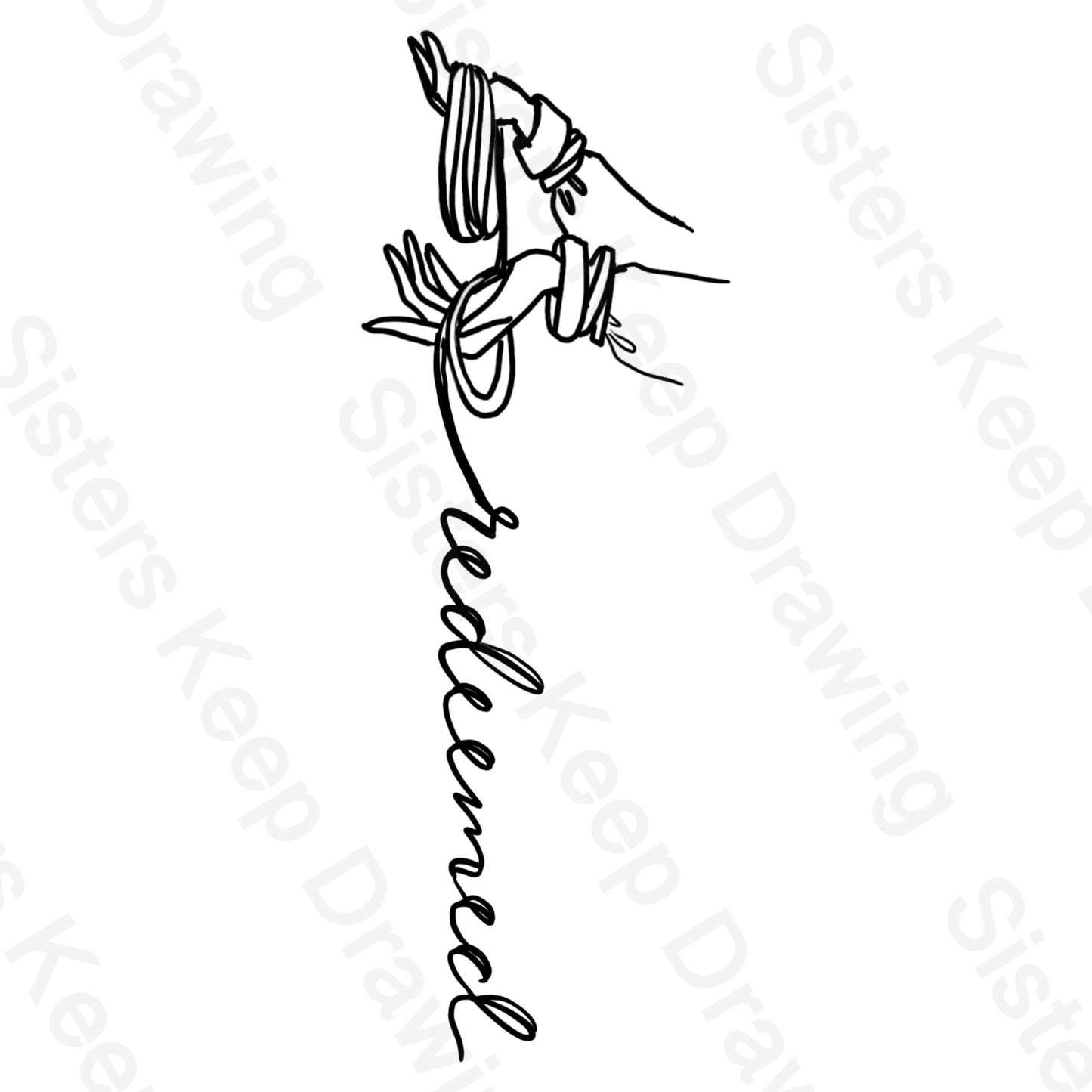 Rahab with the Red Cord - Tattoo Transparent PNG
