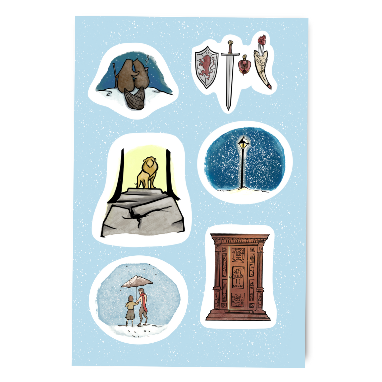 Narnia - Lion Witch and the Wardrobe Sticker Sheet