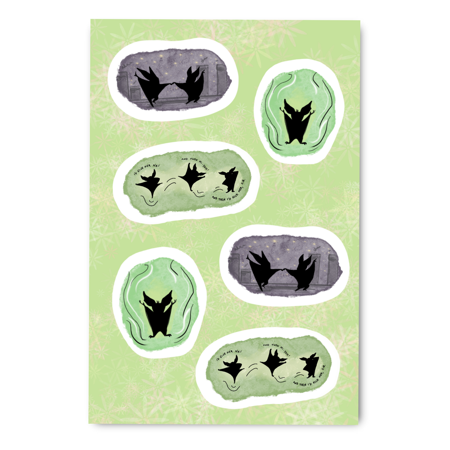 Bat - Anastasia Inspired Sticker Sheet