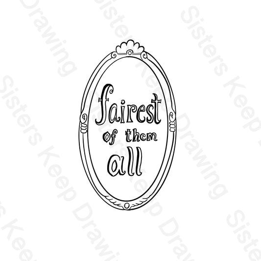 Fairest of Them All- Snow White inspired- Transparent Tattoo Permission PNG