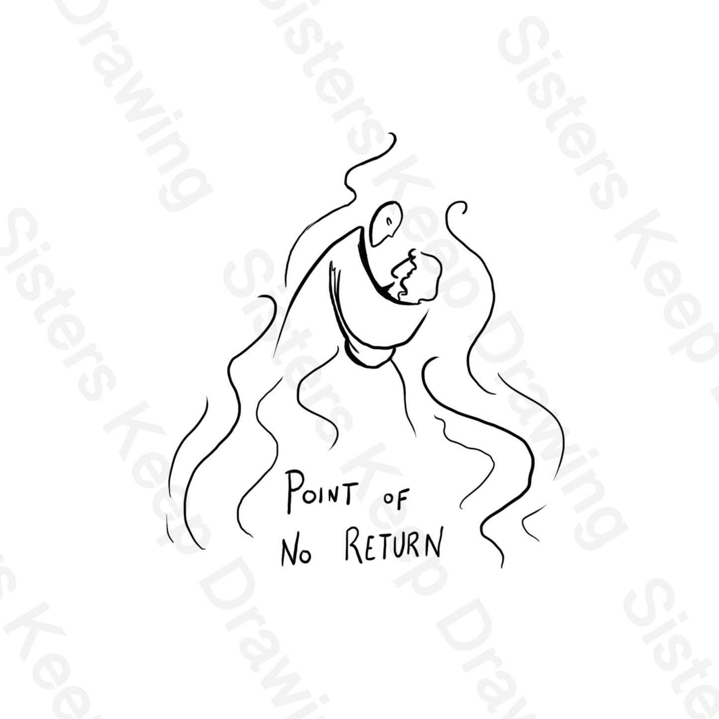 Point of No Return - Phantom Inspired Tattoo Transparent Permission PNG- instant download digital printable artwork