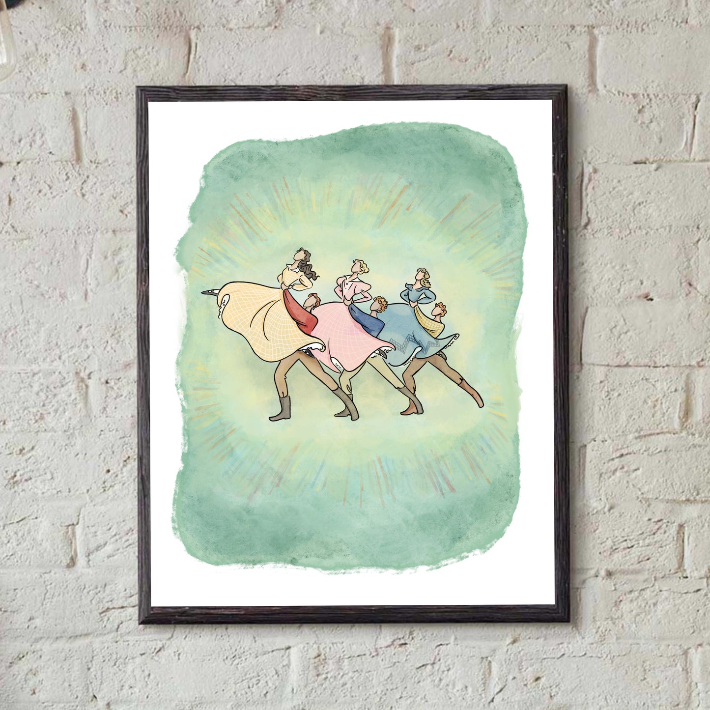 Barn Dance - Seven Brides for Seven Brothers Inspired print