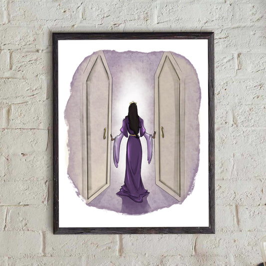 Esther Entering the Throne room - Queen Esther - Begin with Bible Print - Bible Print