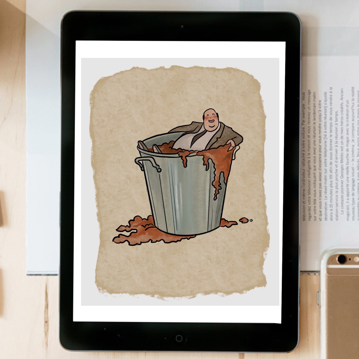 The Office Kevin in a pot of chili - instant download digital printable artwork