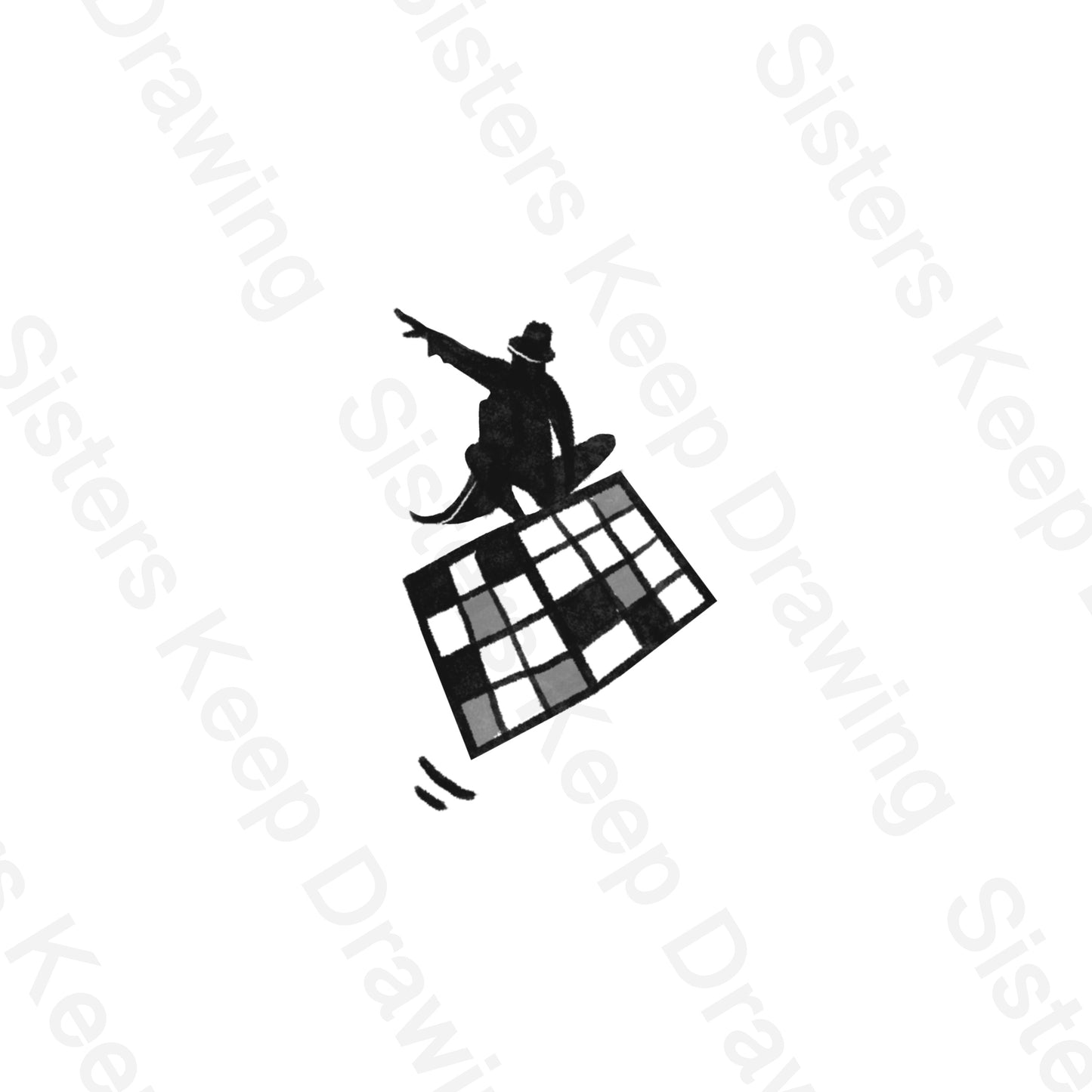 Spiderverse Noir on rubies cube -marvel - Tattoo Transparent PNG