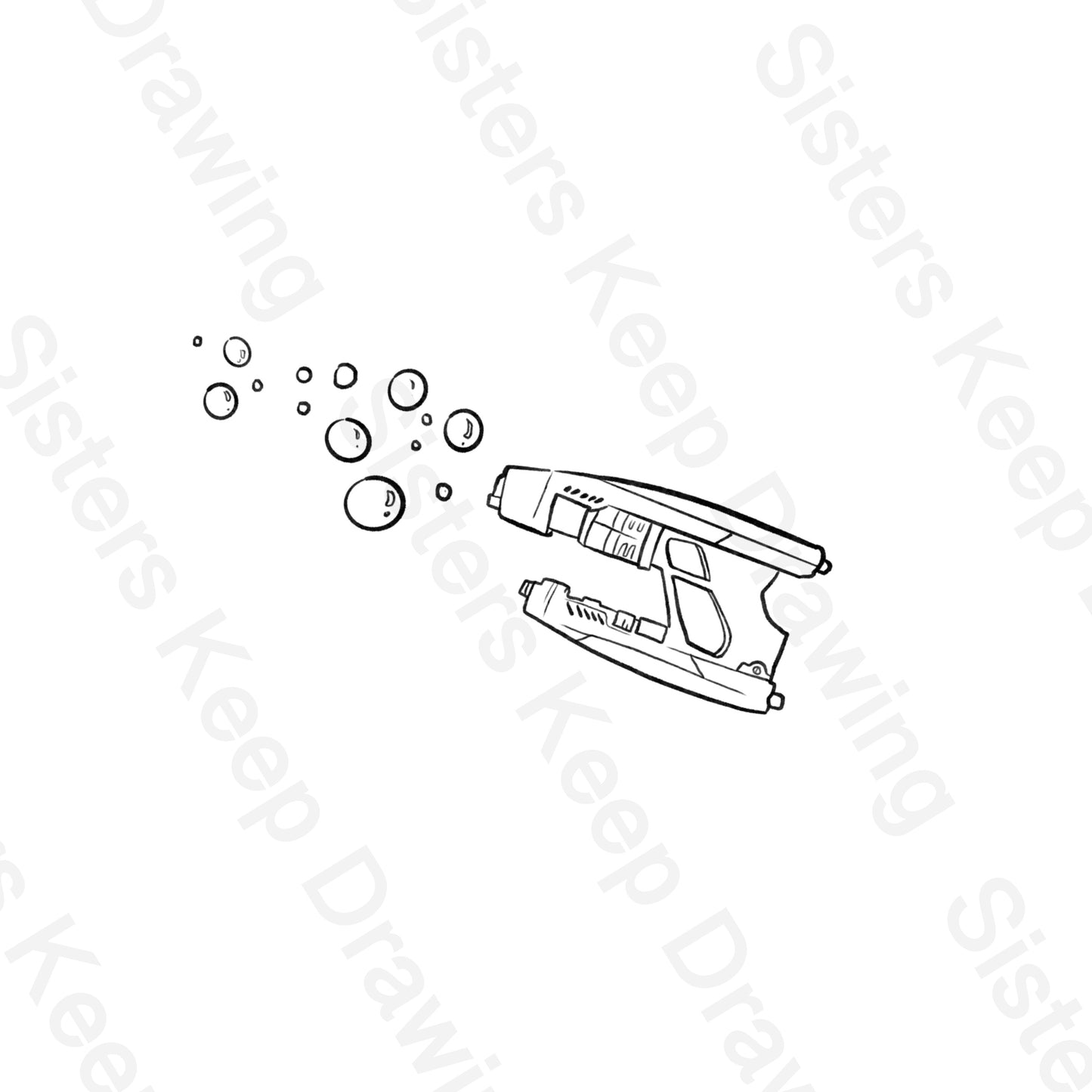 Star Lord bubble gun-Marvel- Tattoo Transparent Permission PNG