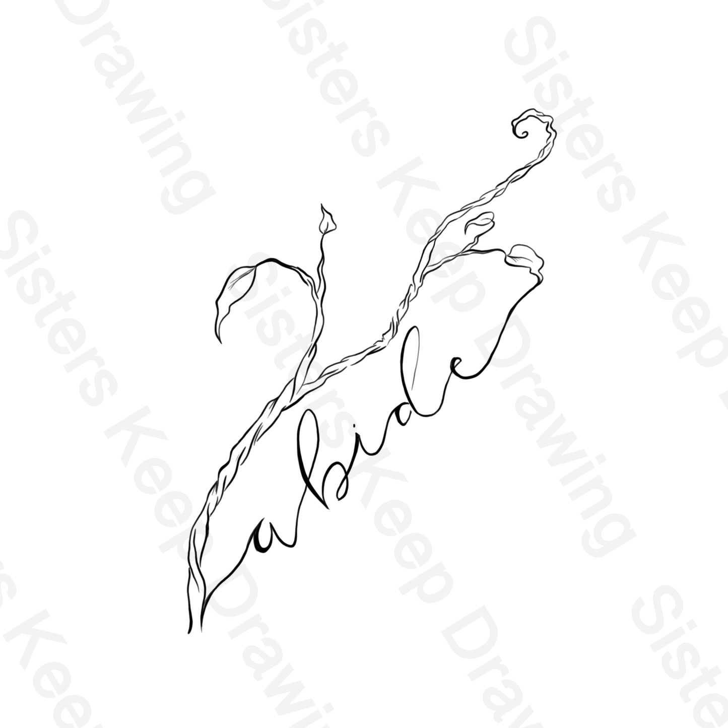 The Vine / Abide - Bible Inspired - Tattoo Transparent PNG