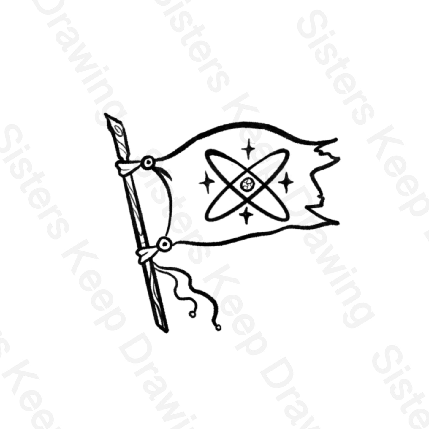 Flag -Treasure Planet Inspired Tattoo Transparent PNG