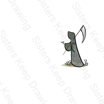 Grim Reaper and life pinky promise matching tattoo - Tattoo Transparent PNG