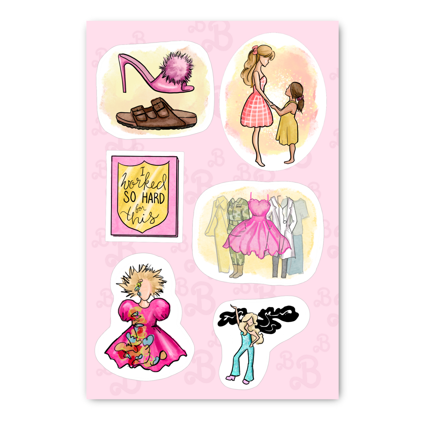 Barbie Movie Sticker Sheet