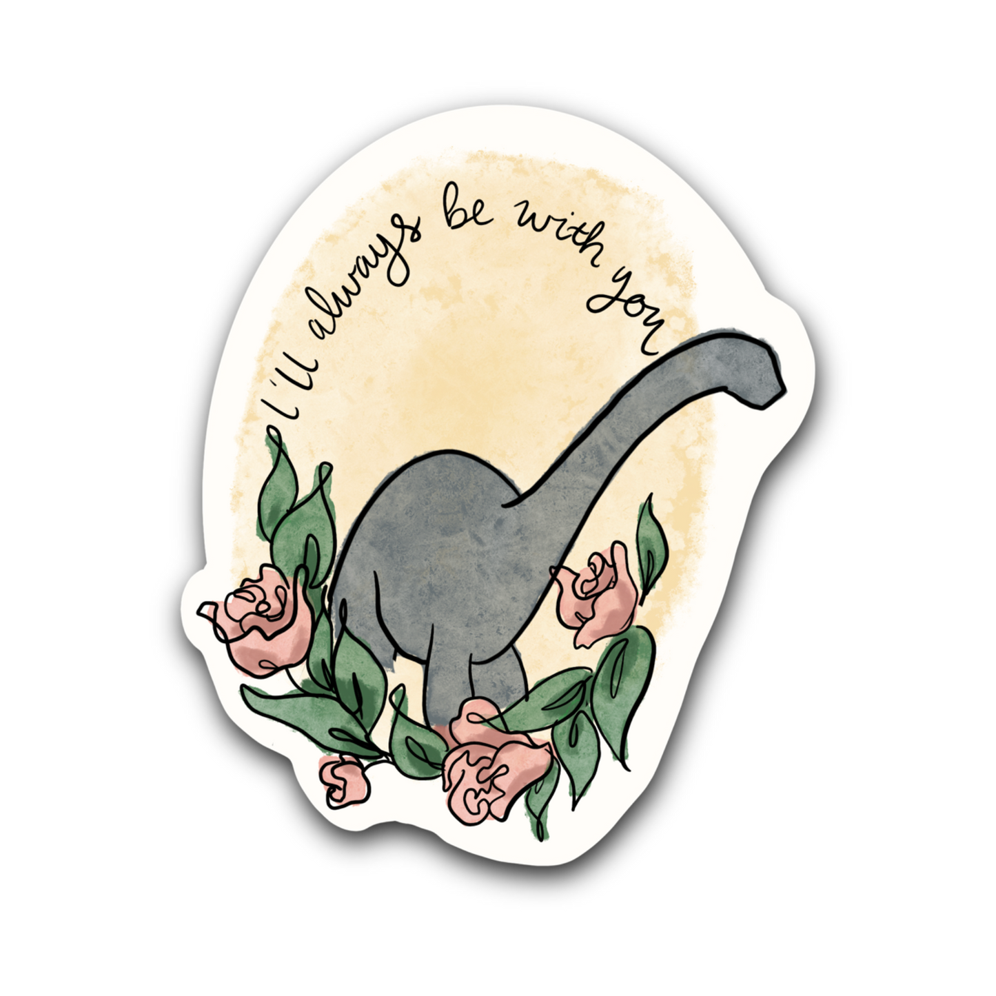 Longneck - I'll Always be with You -  Bubble free sticker