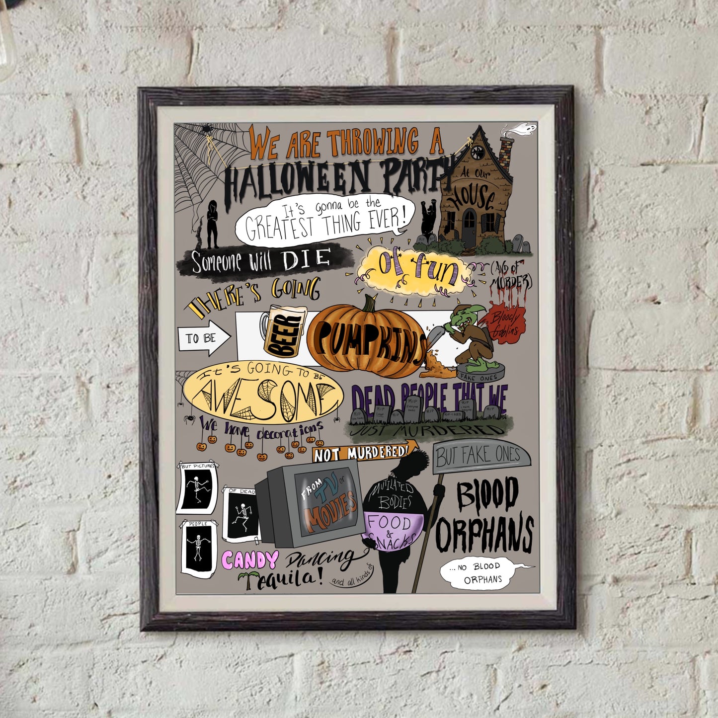 Parks and Rec Halloween Print